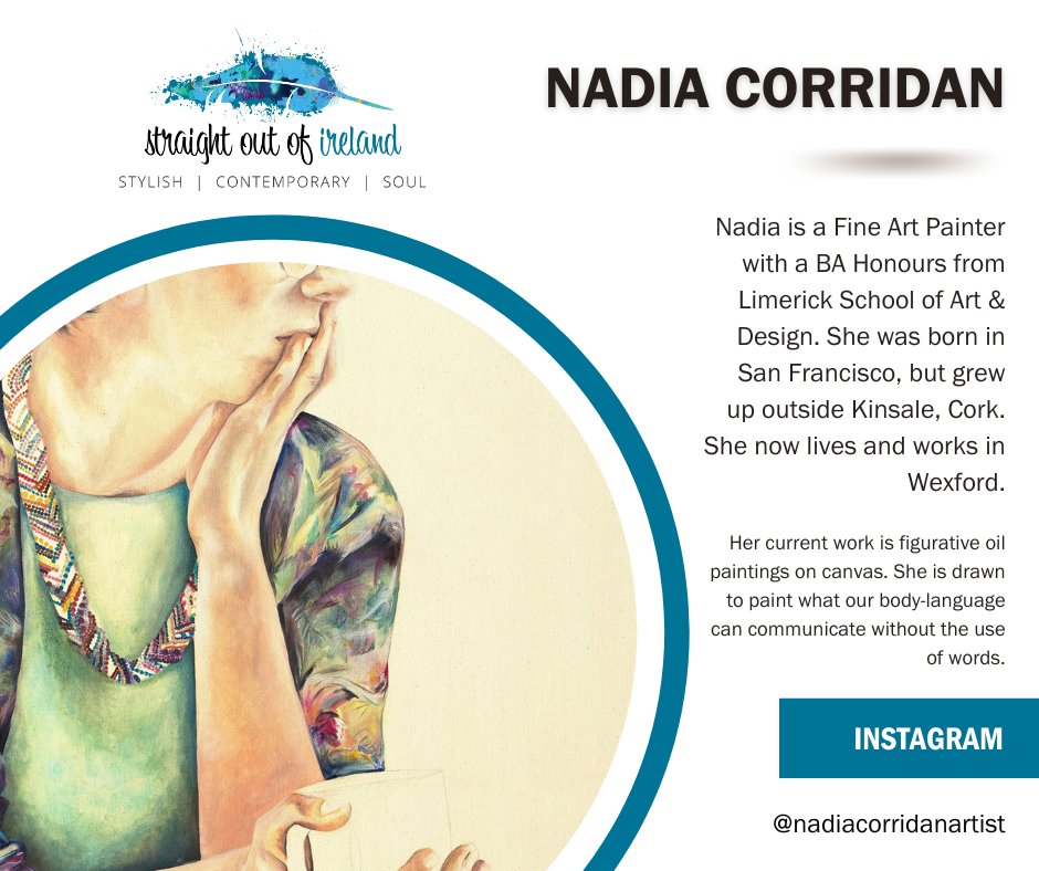 Our next Straight Out of Ireland artist is Nadia Corridan!

Check out Nadia's paintings, prints, and bespoke greeting cards at  nadiacorridan.ie

#IDCPhila #irishartphiladelphia #straightoutofireland #IrishPhiladelphia