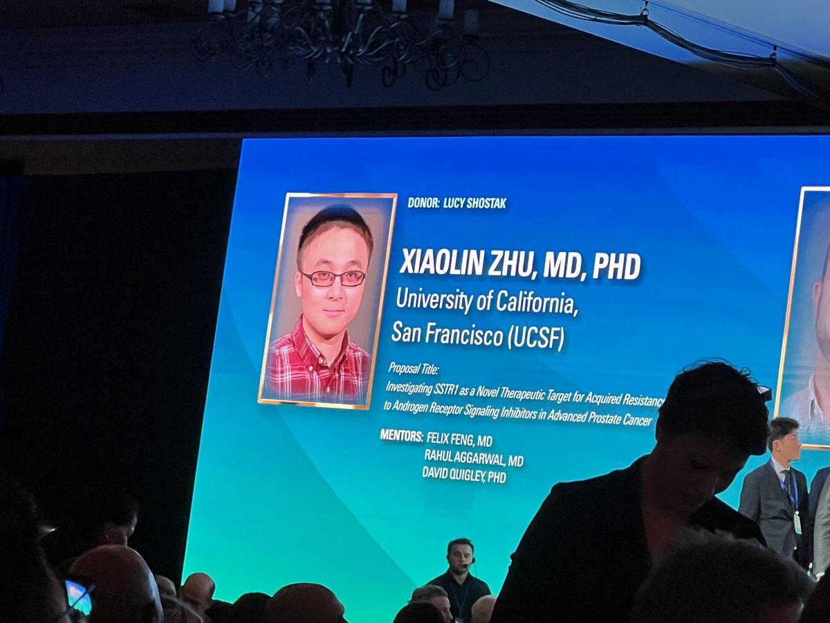 Among the 2022 @PCFnews YIA awardees at the #PCFRetreat22 our very own star fellow @xiaolin_zhu @HemoncUcsf @UCSFCancer @PCFnews
