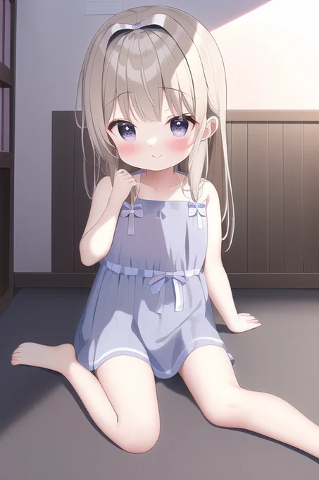 novelAIに日本語で「かわいい幼稚園児、かわいい笑顔、かわいいポーズ」と言って、でてきたのがコレ。 きみ、ホントにすごいよ。 なお、ネガティブプロンプトは無し。 512x768    #NovelAI #NovelAIDiffusion