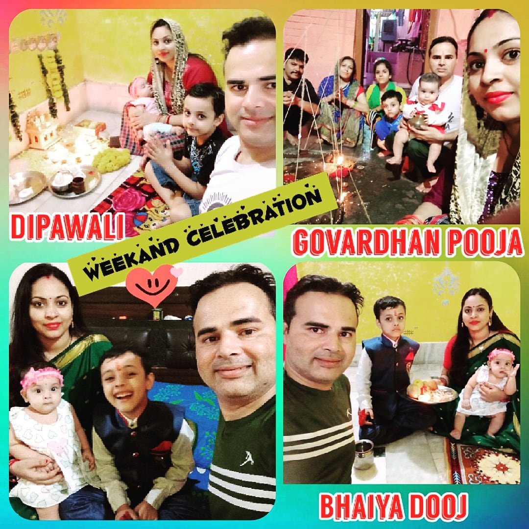 jais_chauhan's tweet photo. 🎉 #WeekandCelebration 🎉

#Diwali
#GovardhanPooja
#BhaiDooj 

@jais_chauhan
@hemarajactress 
@CutyChauhan
@KushagriChauhan
@brijwood1982
@SushilPathak76
 
#JaisChauhan #HemaRaj
#SmileyHemaRaj
#GarvitChauhanCuty
#CutyChauhan 
#KushagriChauhan
#SushilKumarPathak #DikshaPathak https://t.co/ofRnlYe6Wb