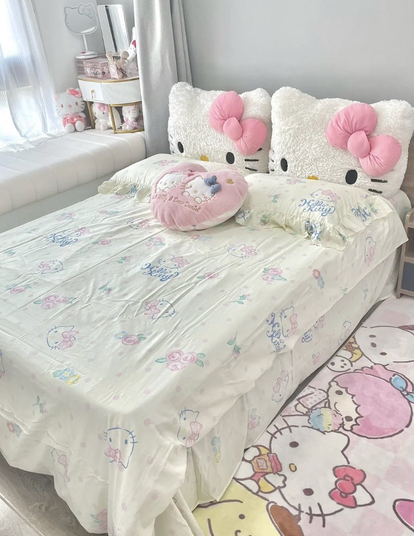 ْ on Twitter "hello kitty bed"