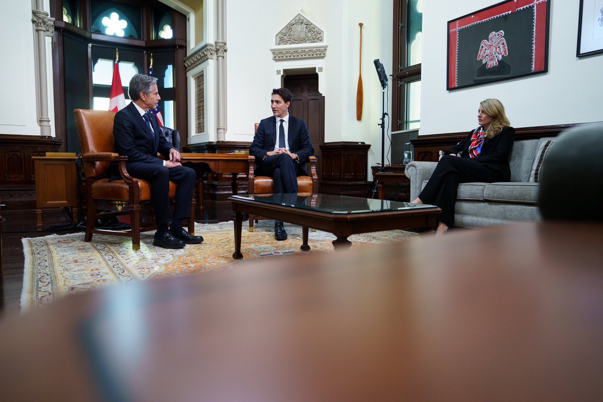Justin Trudeau on Twitter: "Today, @SecBlinken and I spoke about a