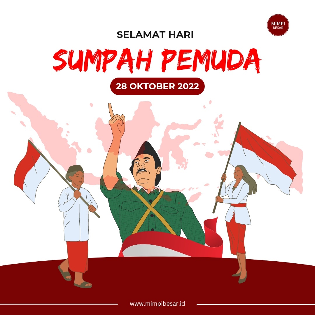 Selamat hari Sumpah Pemuda ke-94. 

Maju terus generasi muda Indonesia! 🇲🇨

#mimpibesar