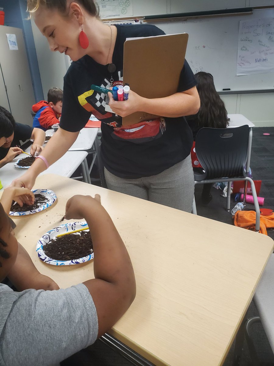 If any worms are found, please return them to Ms. Jullian's 4th grade class.