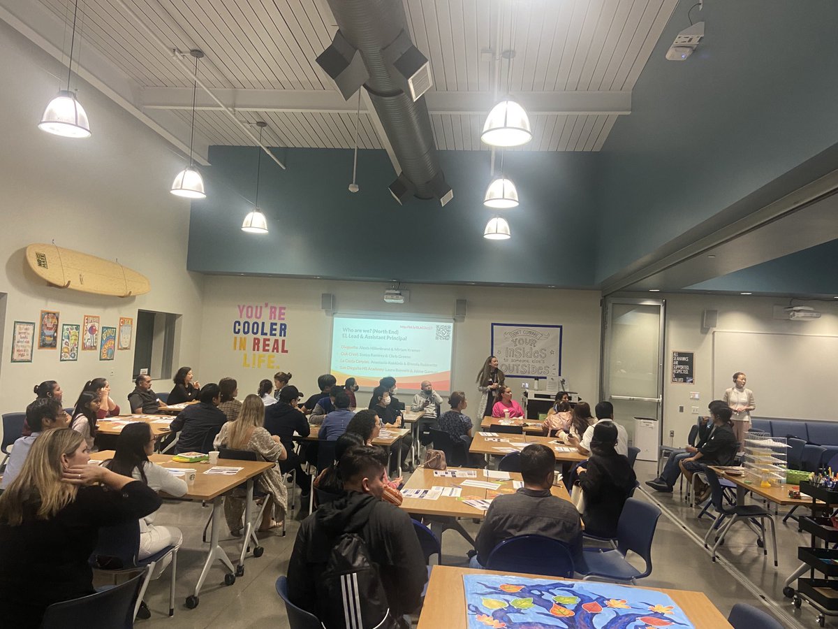 Wonderful evening with our SDUHSD ELAC team and families!