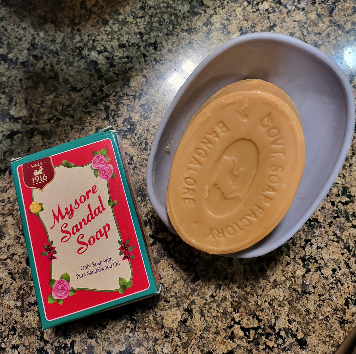 After years of trying different soaps and shower gels and what not?! - nothing comes close to this 🚿 🛁 🛀 🧼 #MysoreSandalSoap #NammaMysuru