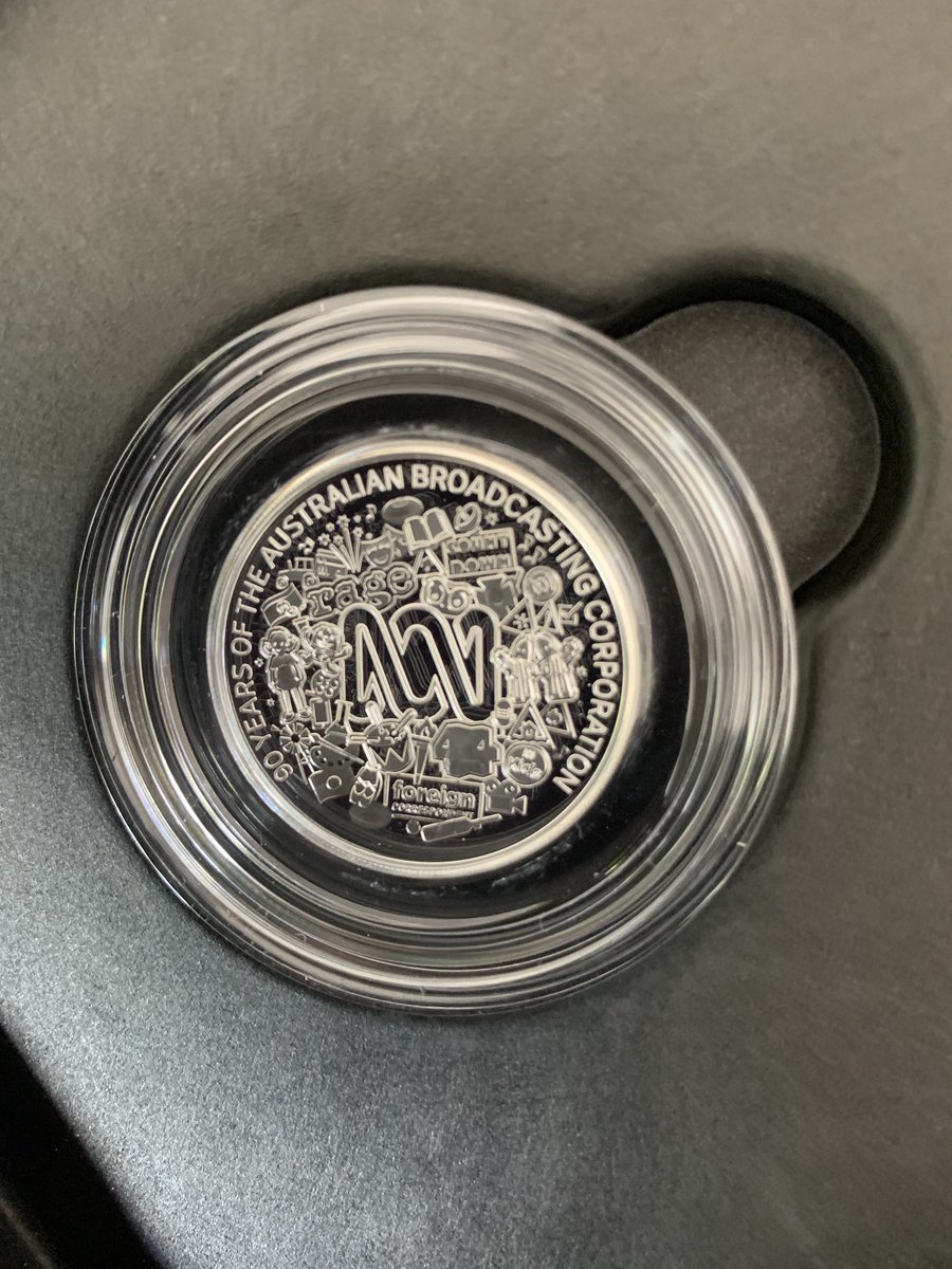 Very excited that my $1 and 20c #abc 90th anniversary coins have just arrived 💕