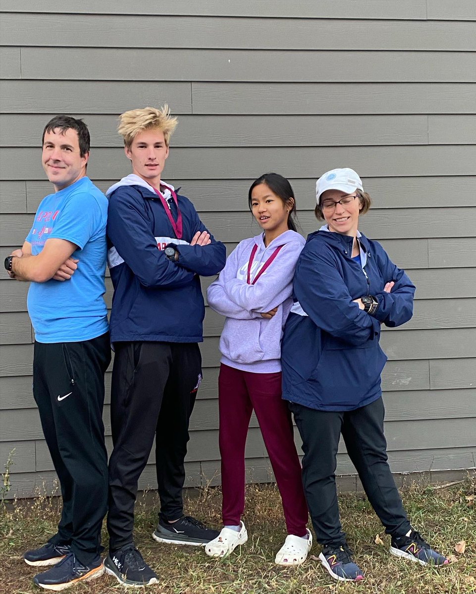 For the 6th year in a row Apollo is sending at least 1 boy to state in XC and for the 2nd year in a row we are also sending a girl! Congrats Eli and Zili! #JourneytoOlafContinues #Back2Back