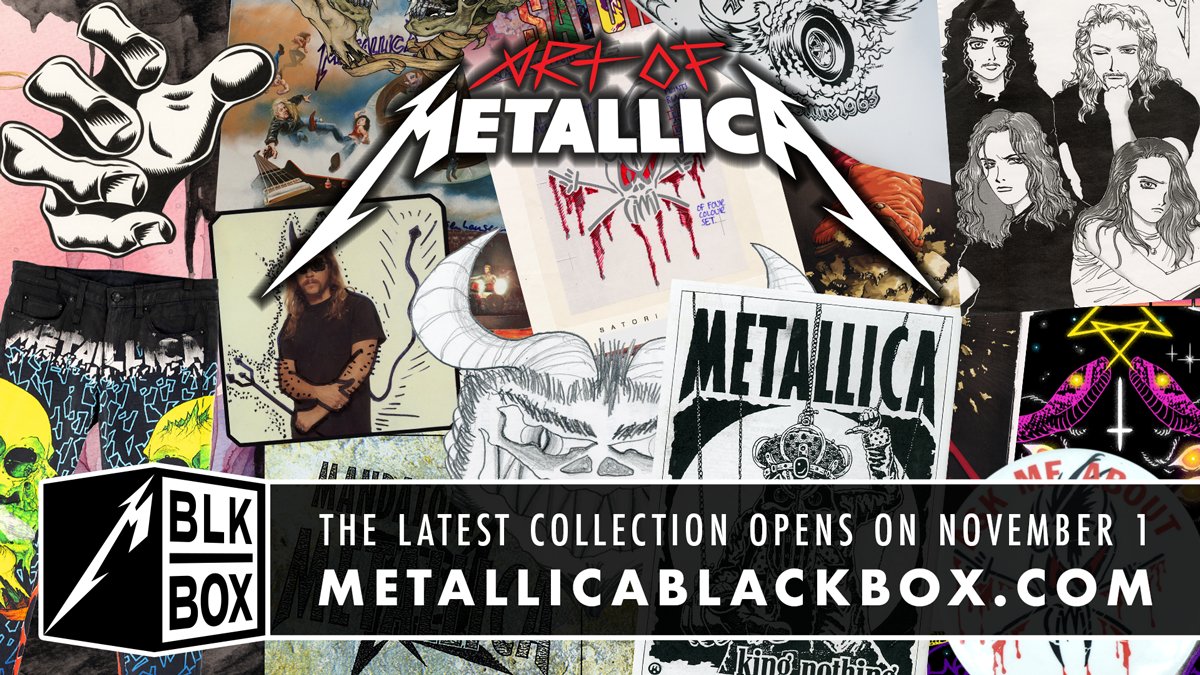 New Exhibit Alert: “The Art of Metallica” opens Tuesday inside the #MetallicaBlackBox.

The virtual museum is always open and free ➡️ MetallicaBlackBox.com