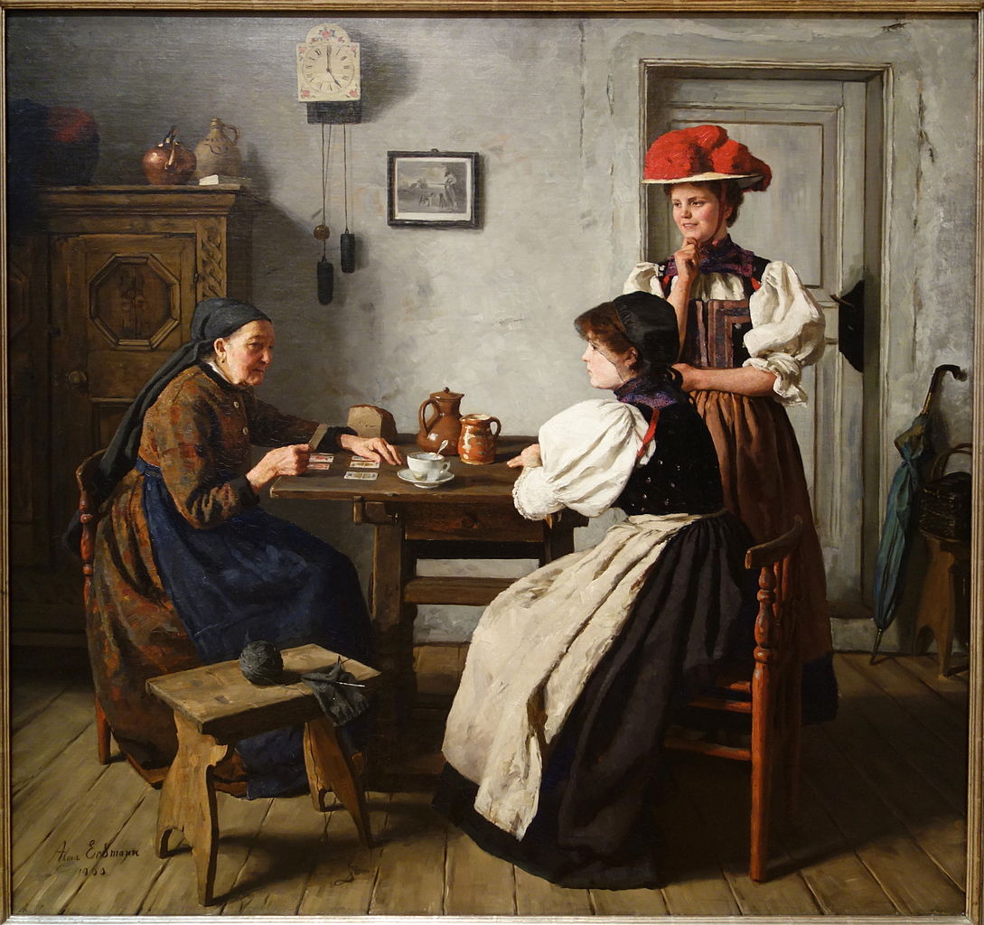 WikiVictorian on Twitter "At the Fortune Teller's, by German painter