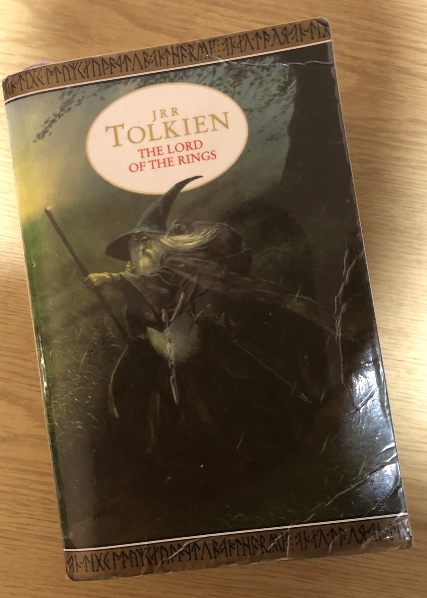 Been a busy day with Cause work (I can finally say that publicly!). Time for a bit of my treat read before bed. For the umpteenth time rereading my battered copy of LOTR. There’s one character I like whom few mention: Farmer Maggot! He got a raw deal in the Peter Jackson movies.