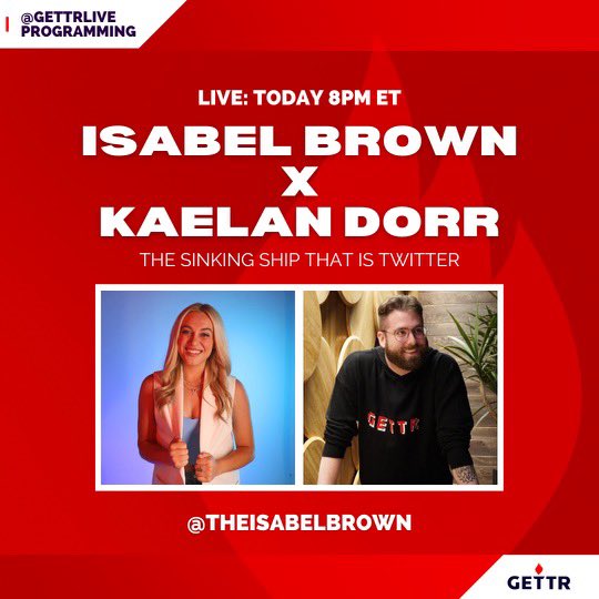 theisabelb's tweet photo. Talking all things #GETTRisBetter with the one & only @KDORR_USA tonight on the stream!! Be there!! https://t.co/GRDGgBkyqw