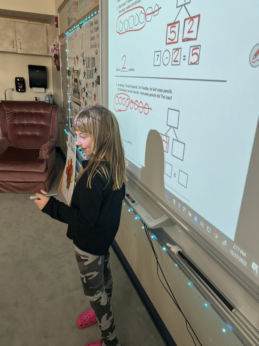 One of my favorite things is having my students be “the teacher” to explain their process to their classmates 💛