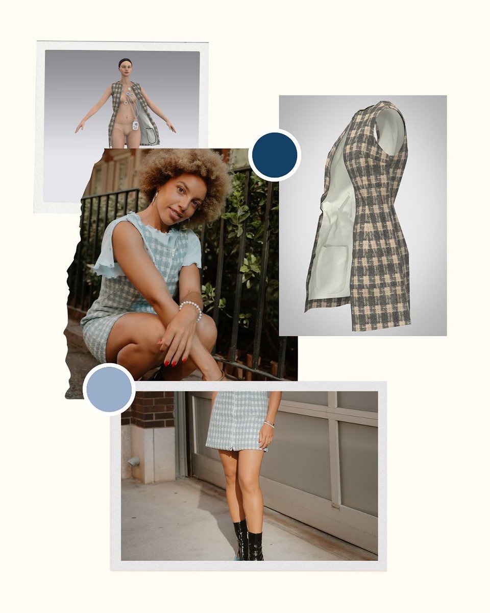 A sneak peak of my sample development for one of the looks 🤍 been working on this for so long and can’t wait to have my collection launched!