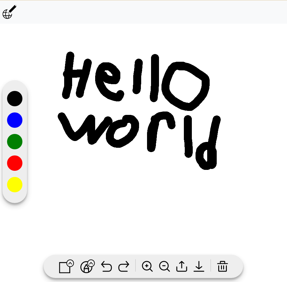 dev_nerd_2's tweet image. A real-time collaborative whiteboard app I&apos;m working on. Design is difficult.