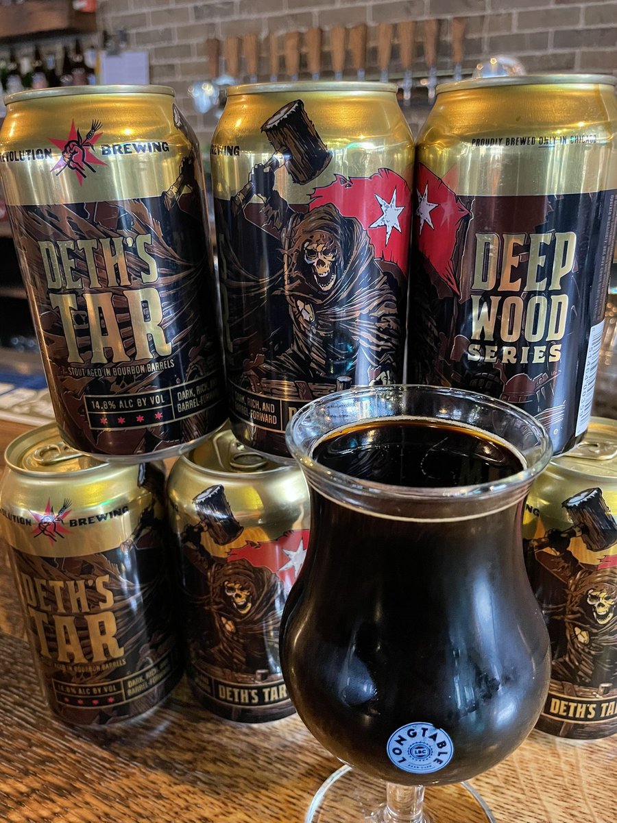 Longtable Beer Cafe (@longtablebc) on Twitter photo We just received one of our most anticipated beers of the year, <a href="/RevBrewChicago/">Revolution Brewing</a> Deth's Tar and couldn't help ourselves but to tap it right away! This massive bourbon barrel imperial oatmeal stout is to die for. See you soon!:) We just received one of our most anticipated beers of the year, <a href="/RevBrewChicago/">Revolution Brewing</a> Deth's Tar and couldn't help ourselves but to tap it right away! This massive bourbon barrel imperial oatmeal stout is to die for. See you soon!:)