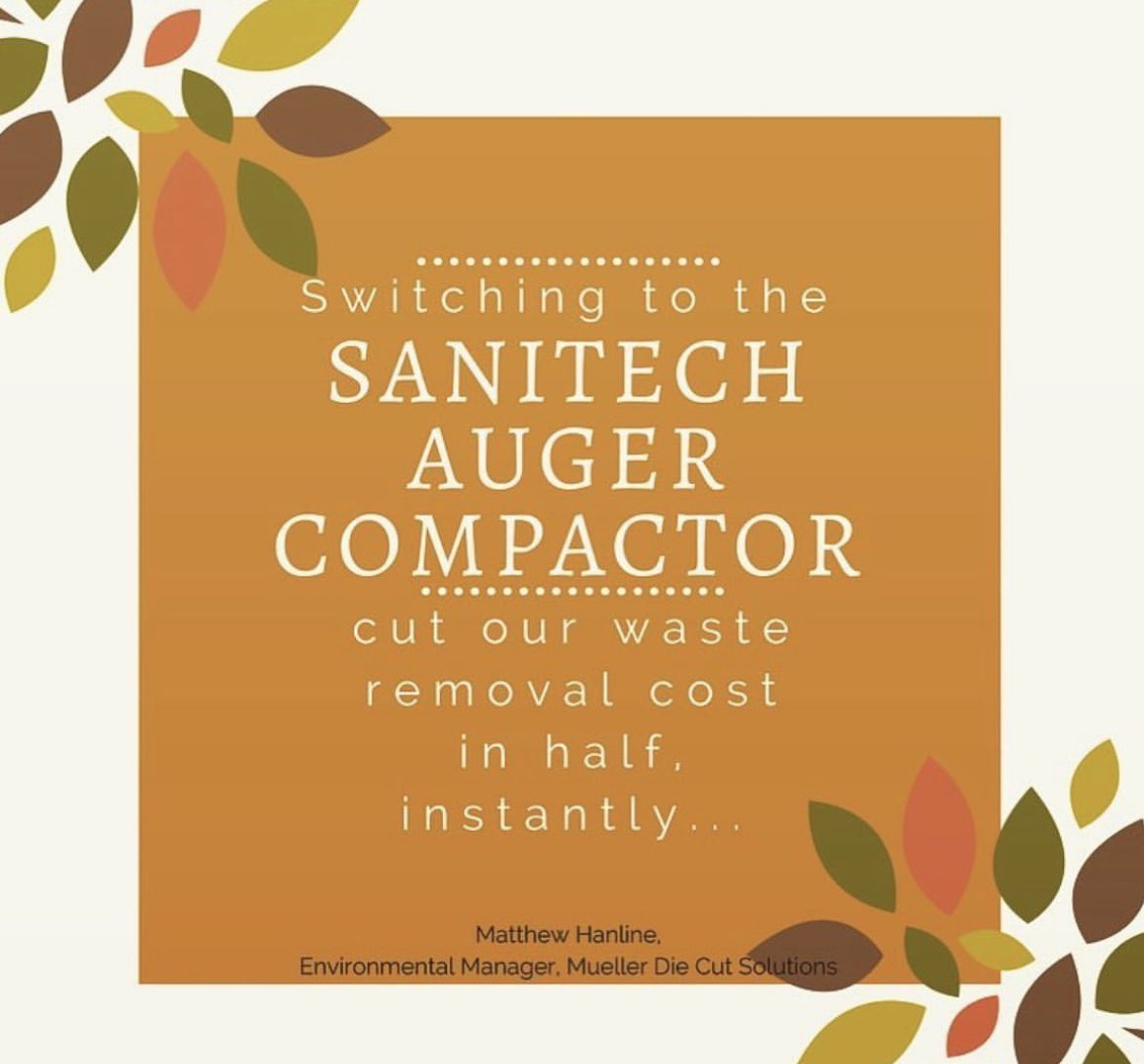 SaniTechSys's tweet image. We thrive on customer feedback here at Sanitech and would love to hear from you!
If you have used one of our auger compactors in the past, or currently, let us know in the comments below!
👇🏻
.
.
.
#customerfeedback #wethriveonyoursupport #customerservice #happy #fallisintheair