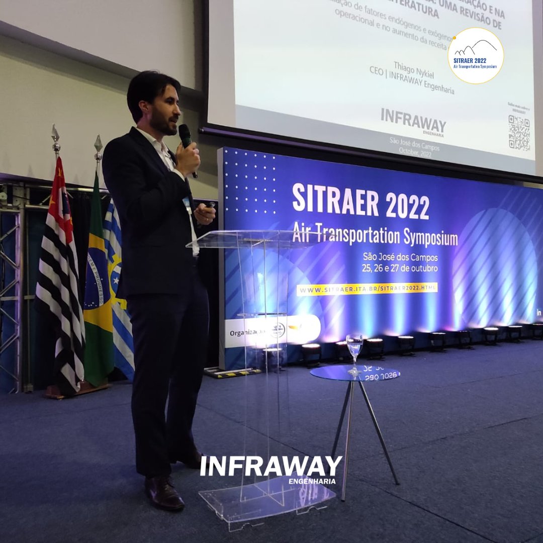 infrawayEng's tweet photo. Hoje foi o último dia do SITRAER Air Transportation Symposium!✈️

Nosso CEO realizou uma apresentação sobre Receita não aeronáutica e a Jornada do Passageiro, acesse:

👉Confira a apresentação do Thiago acessando o seguinte link: https://t.co/8Pt4950Iim

-⠀
#INFRAWAY #aviacao https://t.co/F9KoRfjoso
