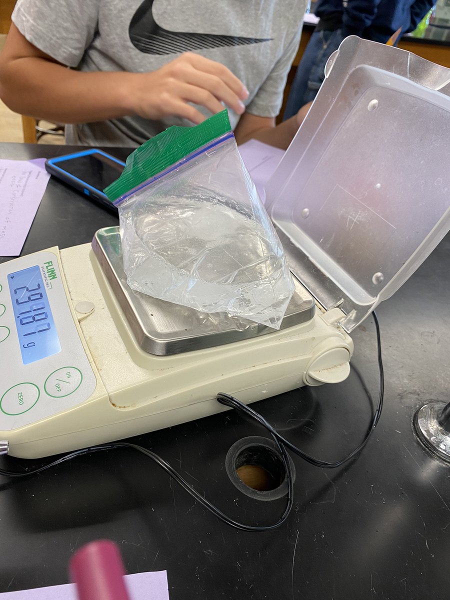 wdhsbowles's tweet photo. @WesternDubuque PSChem students designed their own experiments to prove Law of Conservation of Mass! Experimental design in action! #pschem #wdbobcats #problemsolving https://t.co/pqdx9yvpVK