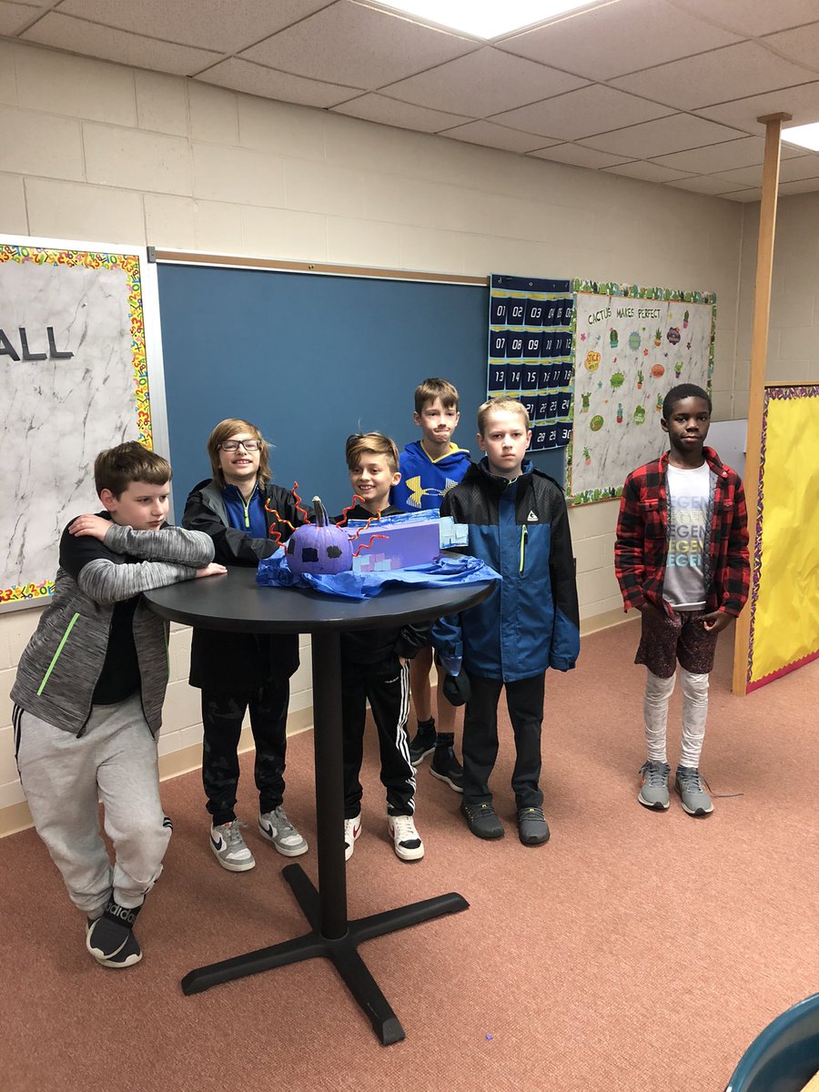 My winners in the pumpkin decorating contest. <a href="/mps_russell/">Russell Middle</a>