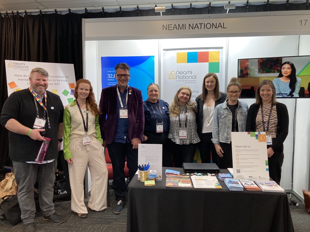 Neami National (@neaminational) on Twitter photo Our team at <a href="/themhsorg/">TheMHS Learning Network</a> Conference asked participants at our stall, ‘how do we create the conditions for services to be truly Lived Experience-led’.
What do you think would make a difference?
#TheMHSConference2022 Our team at <a href="/themhsorg/">TheMHS Learning Network</a> Conference asked participants at our stall, ‘how do we create the conditions for services to be truly Lived Experience-led’.
What do you think would make a difference?
#TheMHSConference2022