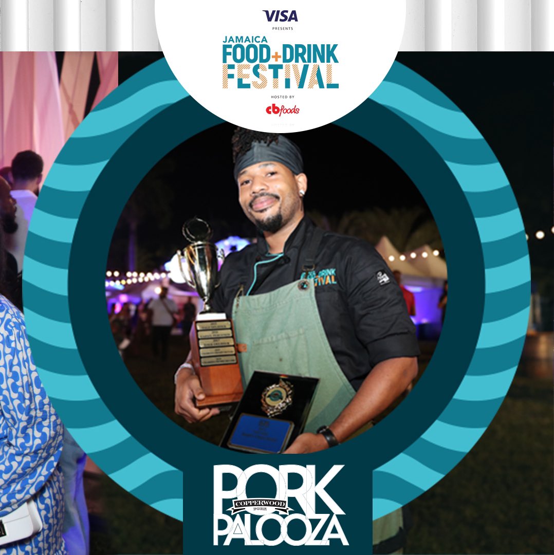 JAFoodandDrink's tweet photo. Our chefs brought the heat and our patrons placed their votes to crown this year’s TOP HOG and it was none other than Jamie Allen from @omgrestaurant with OMG’s Jerk Belly Bao!
#PorkPalooza #JFDFLive #JFDF2022 #FlavourVibesKingston https://t.co/XQ7ffZ5R6t