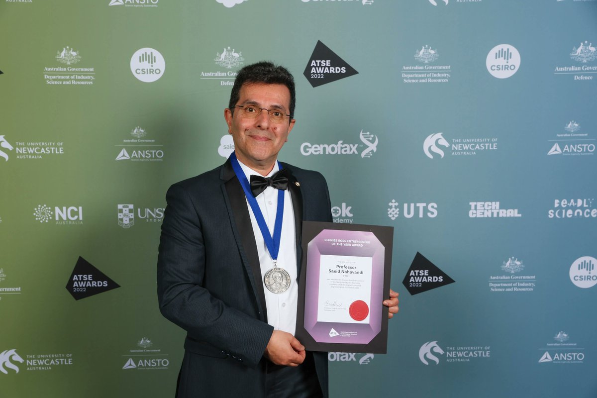 IISRI Director Professor Saeid Nahavandi FTSE has won ATSE’s Clunies Ross Entrepreneur of the Year Award, announced Wednesday night. @iisrideakin More details: buff.ly/3fcZMGr