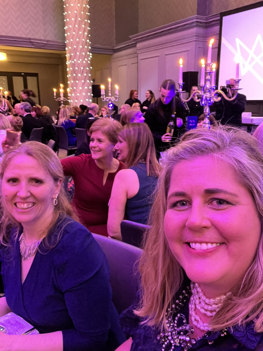 Selfie of the first minister <a href="/NicolaSturgeon/">Nicola Sturgeon</a> taking a selfie with <a href="/currie_carolyn/">Carolyn Currie</a> at the amazing <a href="/WEScotland/">Women's Enterprise Scotland</a> awards tonight where we were shortlisted for Net Zero business of the year. Congratulations to all .. inspiring evening. 

#WESAwards2022