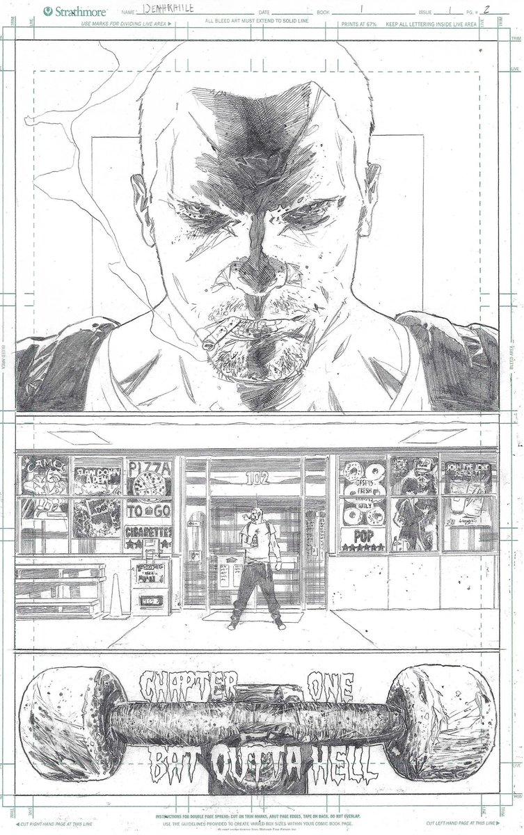 jeebyamen's tweet photo. Page 1/2 of the creator owned project I've been chipping away with in between commissioned work. Based in the #90s it's a cross between #eventhorizon and #thelaststarfighter 
#alienworkshop 
#iowa
#skatepunk
#90sskateboarding 
#lookoutrecords 
#poppunk https://t.co/4nvXXHeqRq