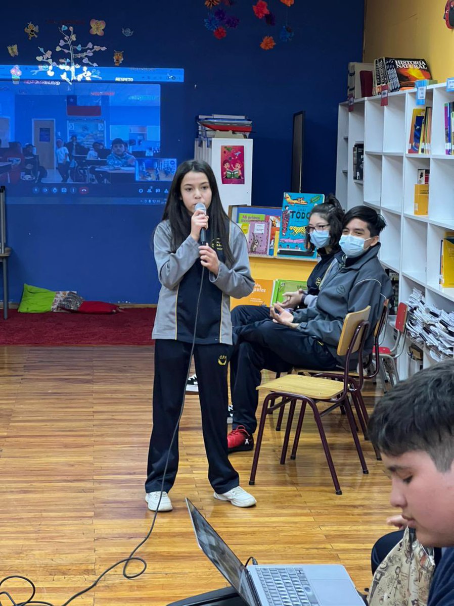 pattysolandrade's tweet photo. Today we played kahoot with students from Chile. We practiced multiplication and had fun playing with students that live in Chilean Patagonia 🥰@rockyriverelem @PArenas_Colegio @ParticipateLrng https://t.co/PCJonJvm3e