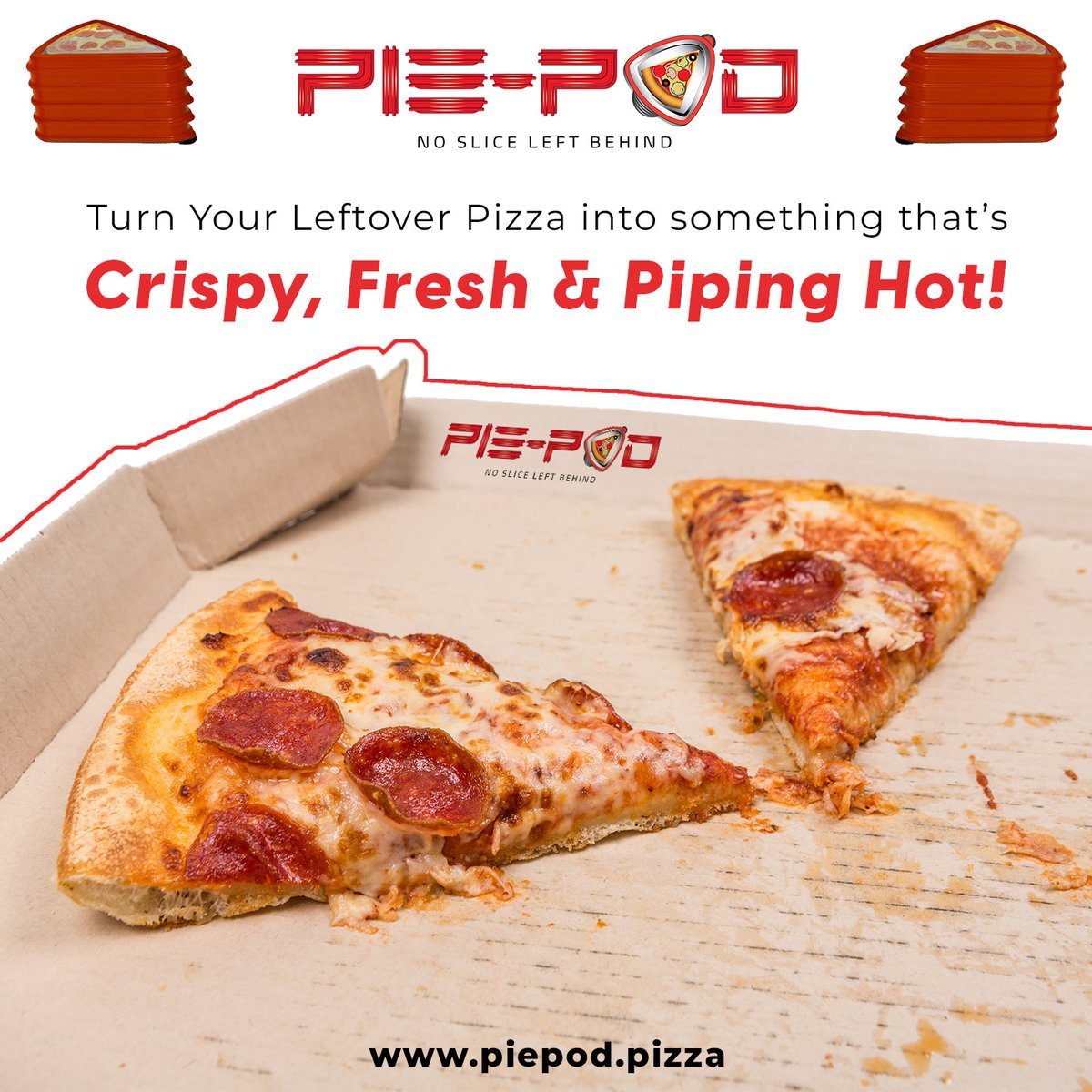 Piepodpizza's tweet image. Store your leftover Pizza in the PIE-POD, Crisp it back up when you are ready to eat more!

Order on our website piepod.pizza 🍕

#pizza #pizzastorage #crispypizza #togopizza