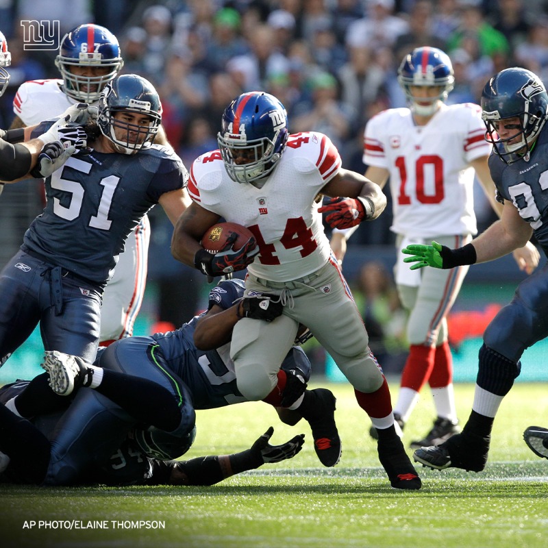 Giants's tweet photo. Who remembers this 41-7 victory against the Seahawks?! 😤  #TBT