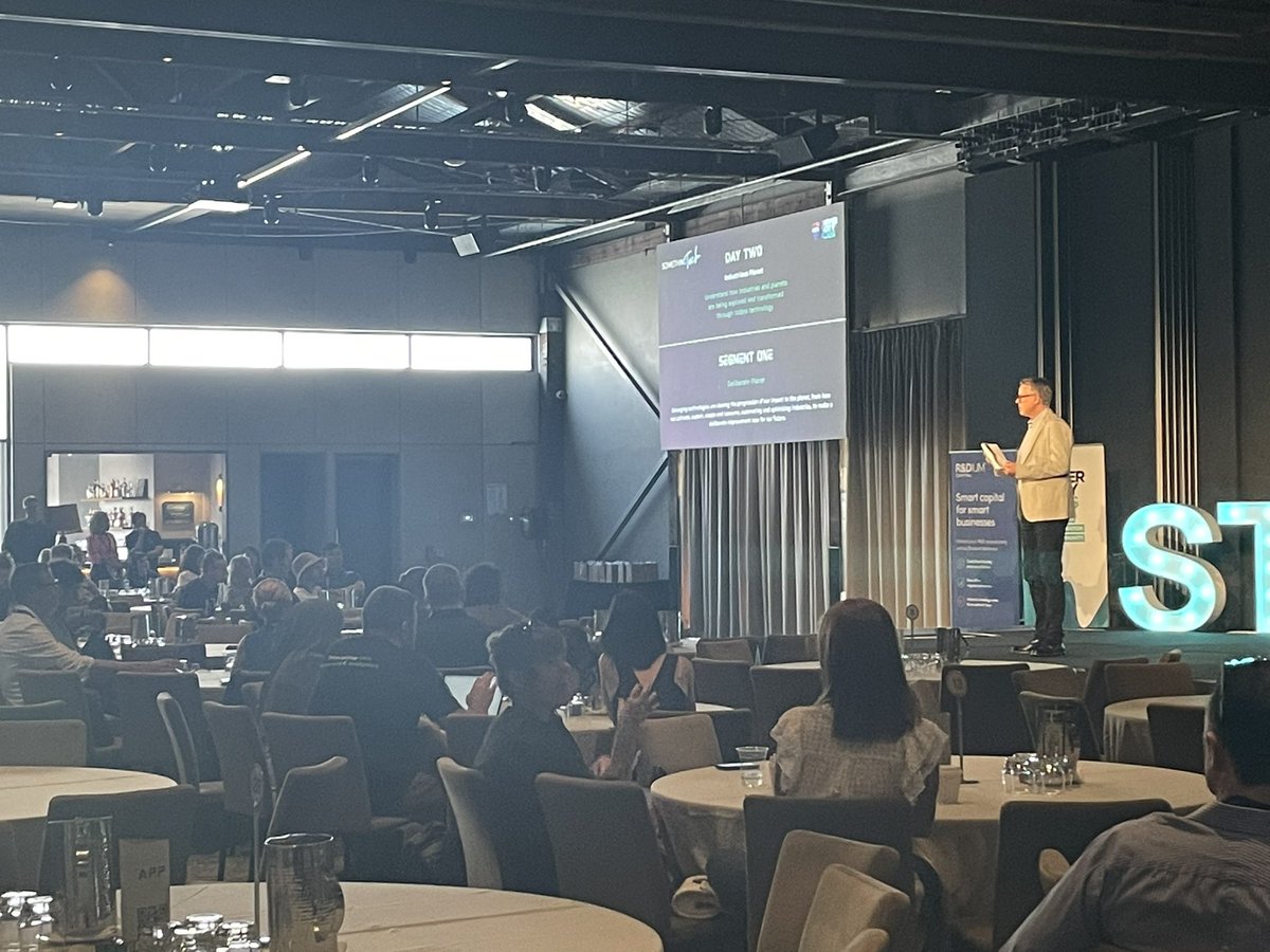 RiverCityLabs's tweet image. CEO of @ACSnewsfeed, Chris Vein opening Deliberate Planet for #ST22