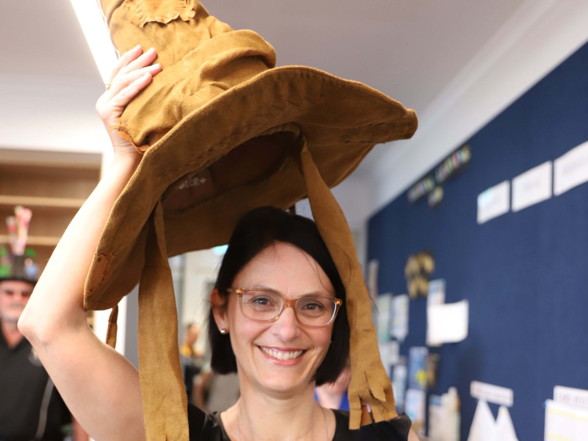 MackayHoly's tweet photo. Hats off to all staff on #WorldTeachersDay2022! We celebrate and appreciate all our staff for the gifts they bring to our College - World Staff Day @ HSC.
#TeachersRock #SupportStaffRule #BeTheDifference #TeamworkMakesTheDreamWork #hscpride https://t.co/WaDV9LcKjO