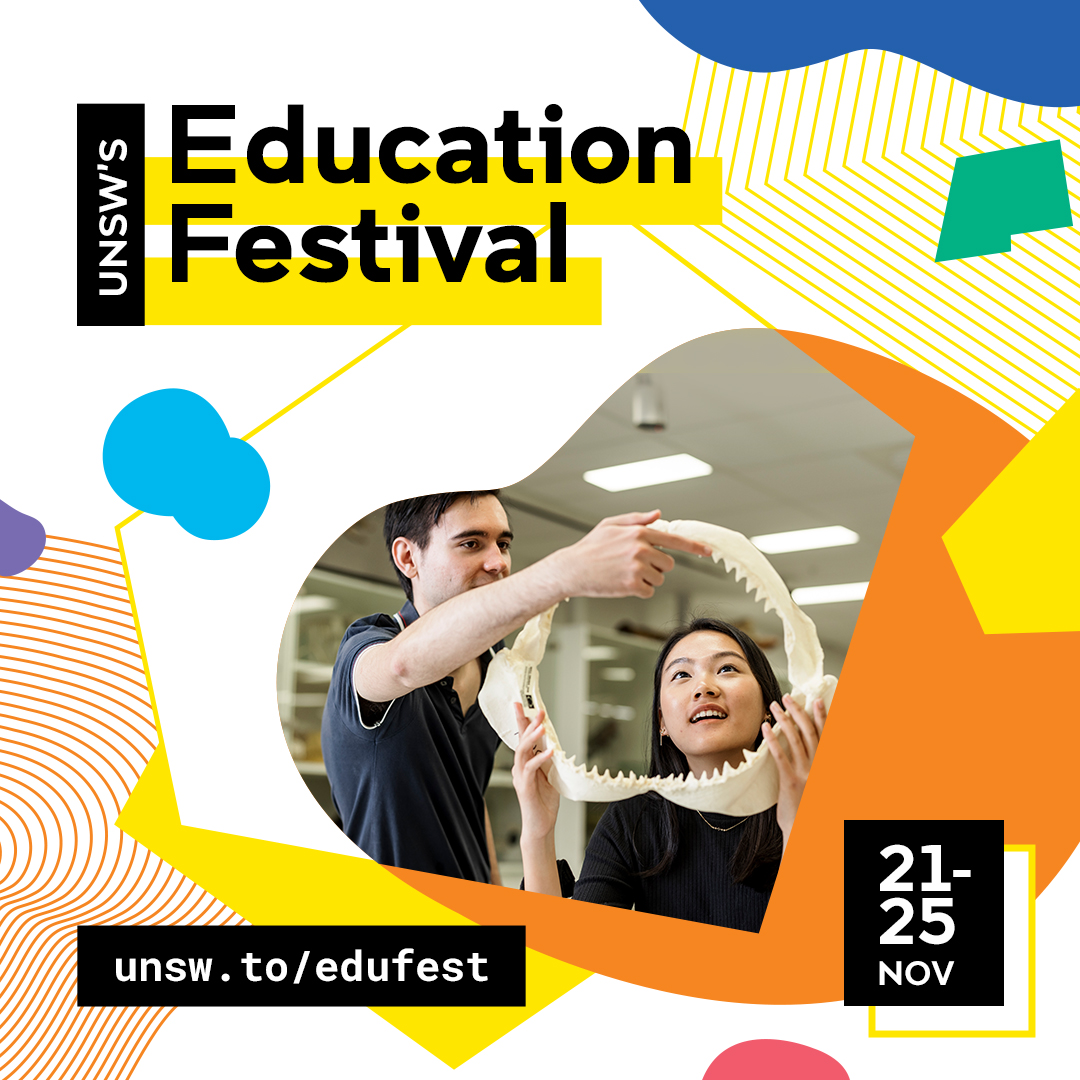 Registration is officially open for the 2022 <a href="/UNSW/">UNSW</a> Education Festival! The Festival will celebrate our incredibly talented educators &amp; staff who deliver education at UNSW and enhance student experience.
Explore the various events &amp; register: unsw.to/edufest
#unswedufest