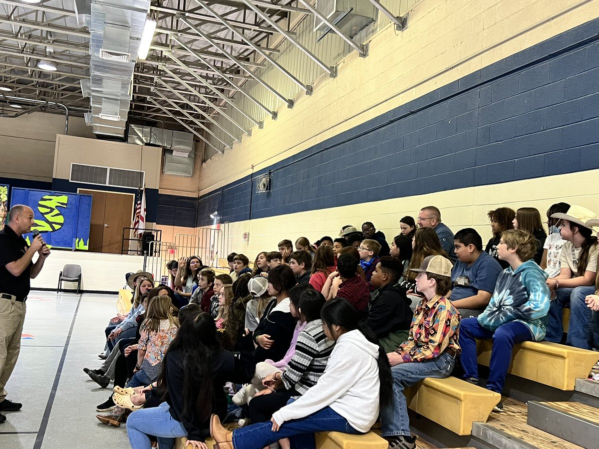 WMSTigers's tweet photo. 6th graders participated in Operation Save Teens sponsored by Alabama Beverage Control Board. Presentation by Agent Neil Fetner. https://t.co/oEF7TtJTat