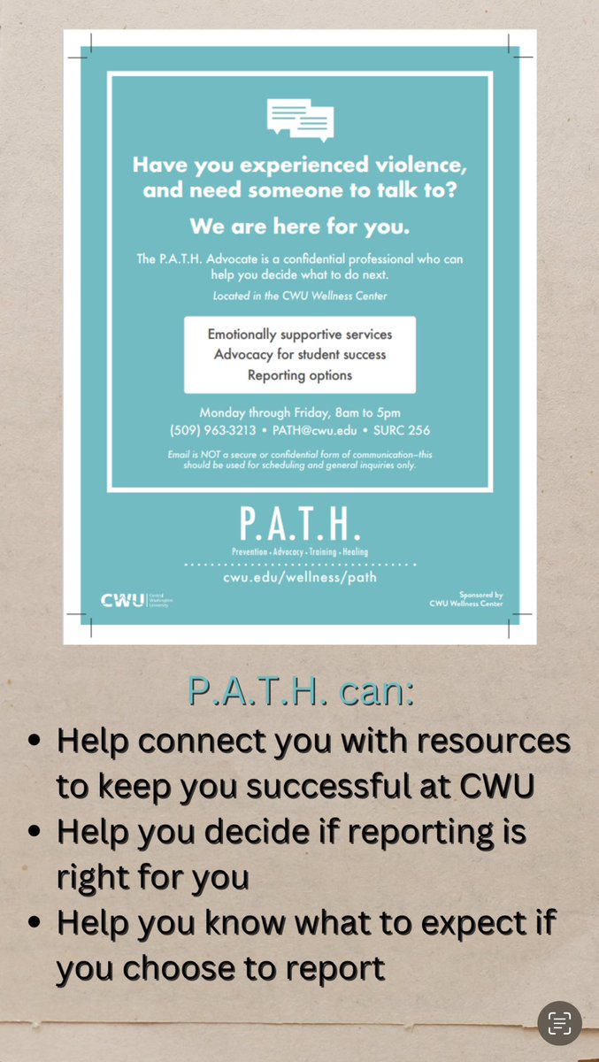 CWUHealthPromo's tweet photo. Coming at ya with a Midterm Refresher on key Wellness Center services and upcoming workshops! Click the pic for more info! https://t.co/KUufJ3Hiie