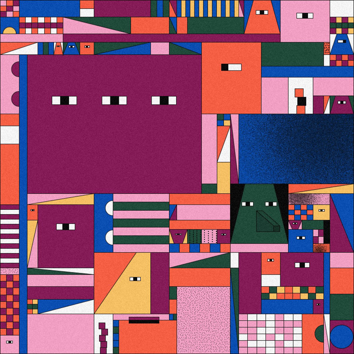 Just minted Face Hotel #2 + #18 by <a href="/GuillaumitM/">guillaumit</a> on #fxhash 😊