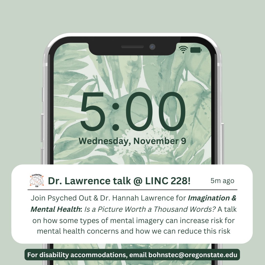 Hey guys! Let’s use our imaginations for a second: picture you, on November 9th at 5pm, walking into LINC 228 to listen to an amazing talk by Dr. Hannah Lawrence!