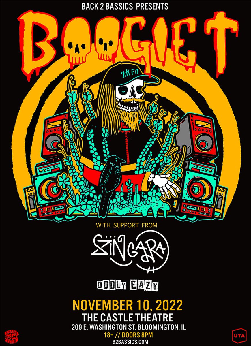 ⚠️ TICKET GIVEAWAY! ⚠️

 We’re giving away a pair (2) of tickets away to:

<a href="/boogietmusic/">Boogie T</a> &amp; @zingara [at] <a href="/CastleTheatre/">Castle Theatre</a> November 10th

How to enter:

Retweet and tag 3 homies you’re taking with you! 

Must be following:

<a href="/b2bassics_/">BACK2BASSICS</a> 
<a href="/SUBFLEXERZ/">SUBFLEXERZ</a> 

🎫: b2bassics.tixtrack.com