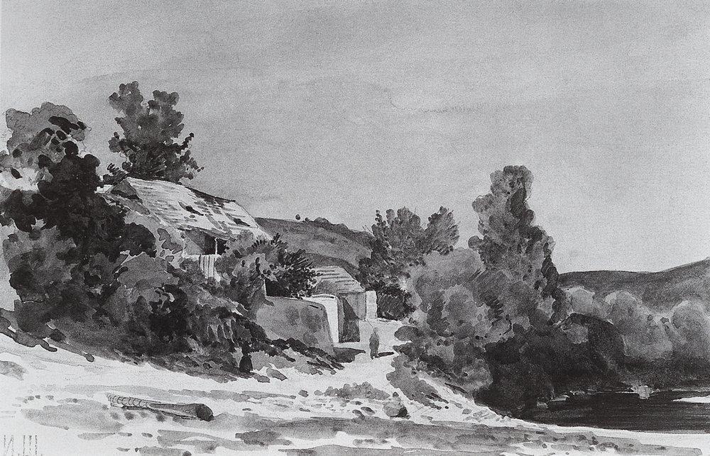 Troy village near Prague #ivanshishkin #realism wikiart.org/en/ivan-shishk…