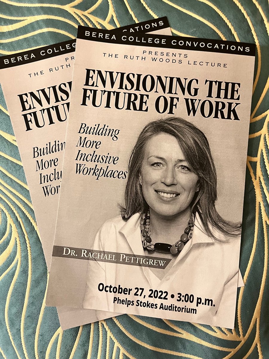 Today was an amazing day. So thrilled to deliver the Ruth Woods Lecture at my alma mater <a href="/bereacollege/">Berea College</a> . An amazing crowd of students, faculty, and staff with great questions. It was a real honour. Thank you Berea College for the invitation. I hope to visit again soon.