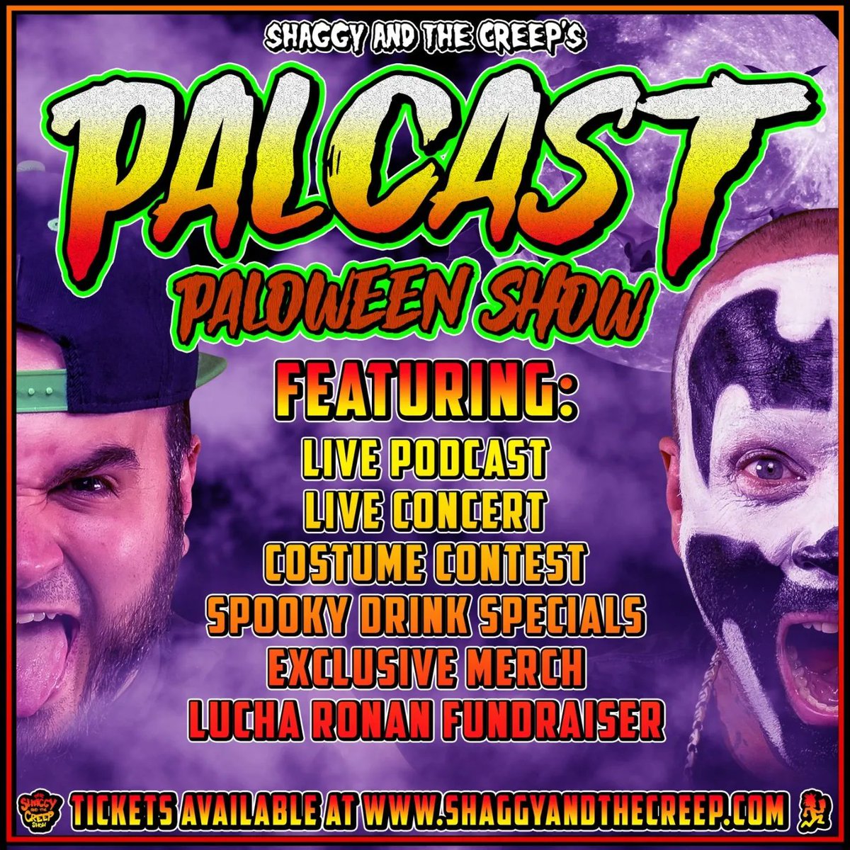 Tune into Shaggy And the Creep TOMORROW to kick off the weekend with a BRAND NEW HALLOWEEN VLOG!!!!!