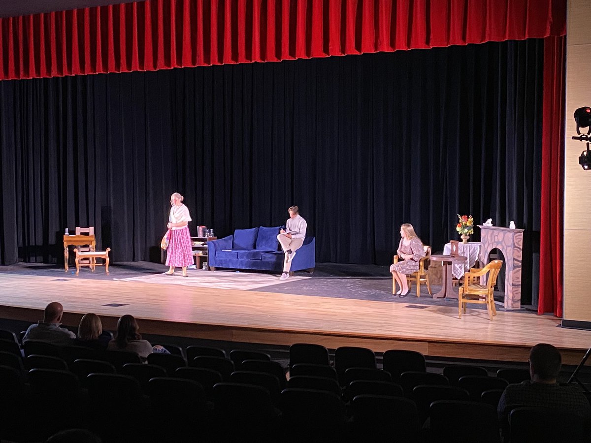 First fall play in the new building!