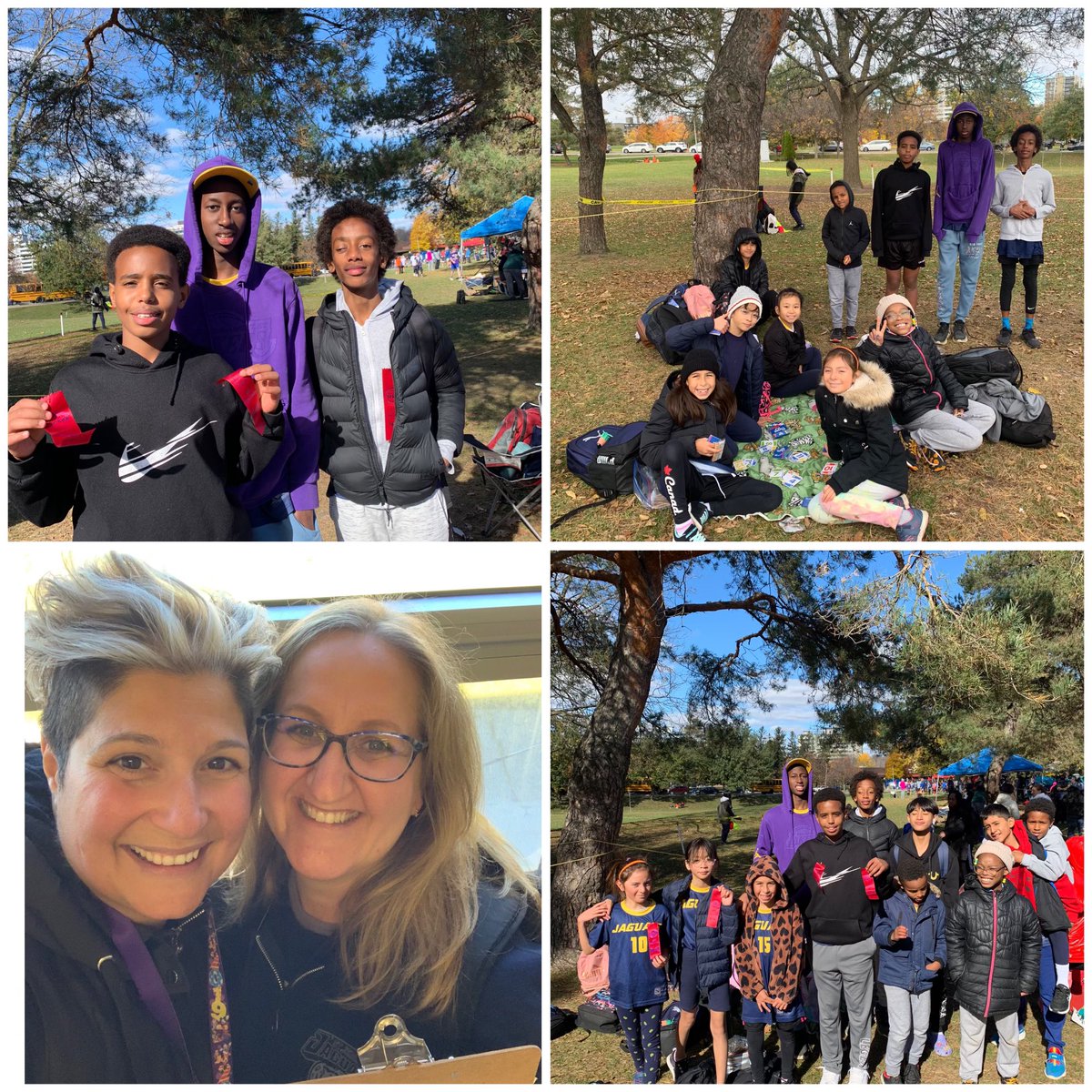 A huge shout out to our amazing @stjeromestcdsb cross country city finalists runners. You faced tough competition from across the city today and you all made us so proud 🥹. #CrossCountryRunning #Perseverance #NeverGiveUp