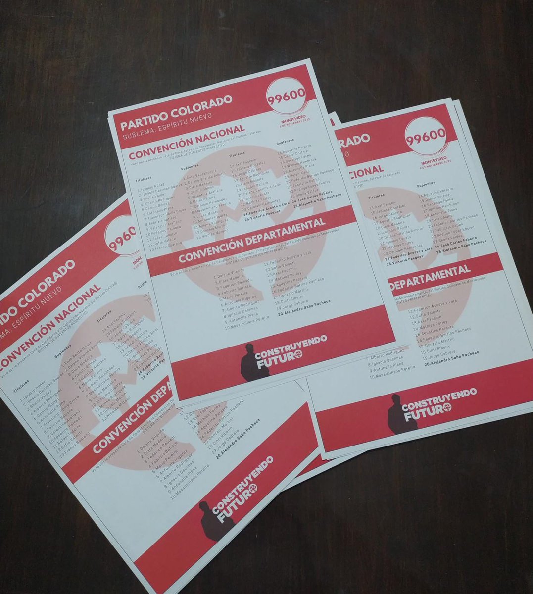 Ya Tenemos las listas para que puedas votarnos el sábado 5 de noviembre! Escribinos o inscribite en el siguiente link si precisas que te alcancemos lista o precisas transporte el día de la elección ! forms.gle/54Uae8Q8u6sLb1…