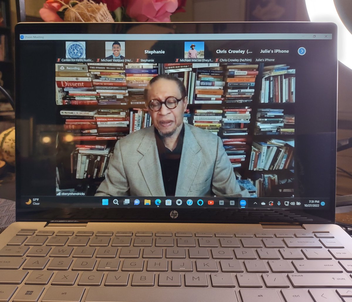 📺Happening now: #RFMI2022 opening session featuring keynote speaker Dr. @oberyhendricks discussing his book "Christians Against Christianity: How Right-Wing Evangelicals Are Destroying Our Nation and Our Faith." Join us! bit.ly/reimaginerf2022 #ChristianNationalism #racism