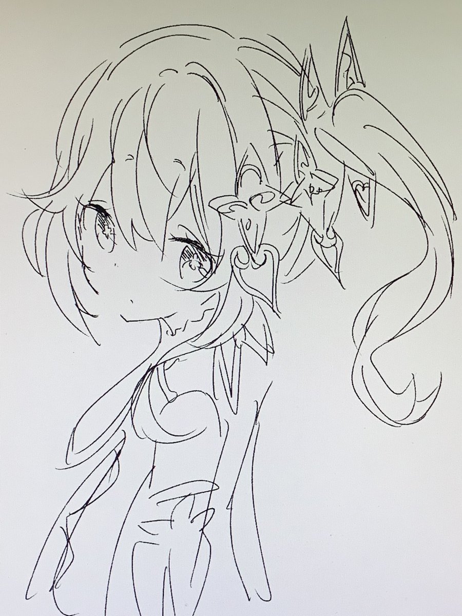 ナビーダちゃん描画熱量高すぎ( i _ i )💧 