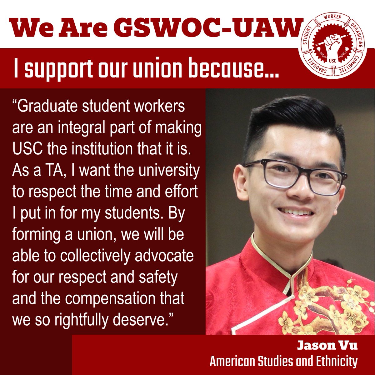 gswocusc's tweet image. USC works because we do!
