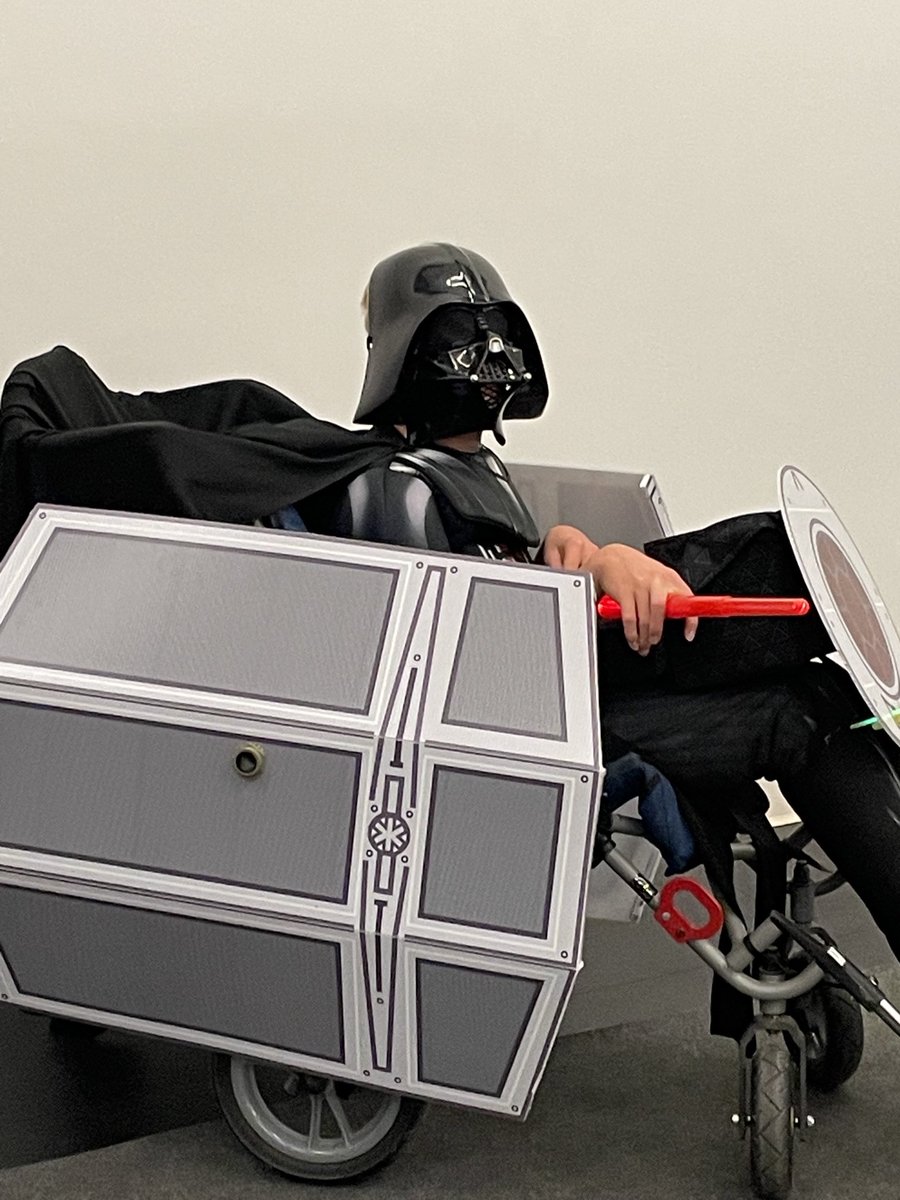 OlatheDesign's tweet photo. Custom wheelchair Halloween costumes designed by our seniors for @WalkinRollin in Olathe. @Olathe21st @OlatheCTE @olatheschools @OlatheEastHawks
#OPSfortheirfuture
#RealWorldLearningKC #OPSMyFuture #engagingOE https://t.co/Eaottef8AU